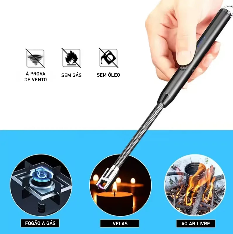 Acendedor Elétrico Recarregável